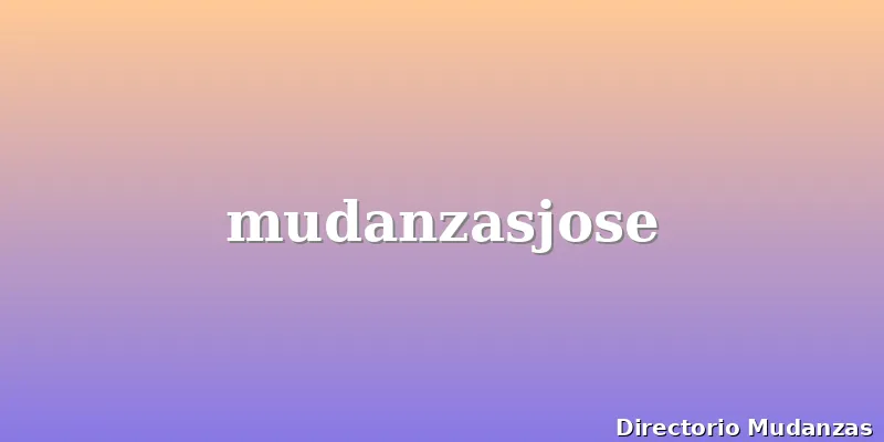 mudanzasjose