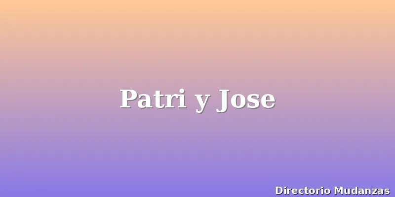 Patri y Jose