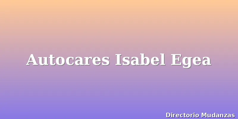 Autocares Isabel Egea
