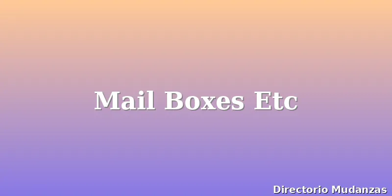 Mail Boxes Etc
