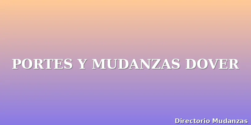 PORTES Y MUDANZAS DOVER