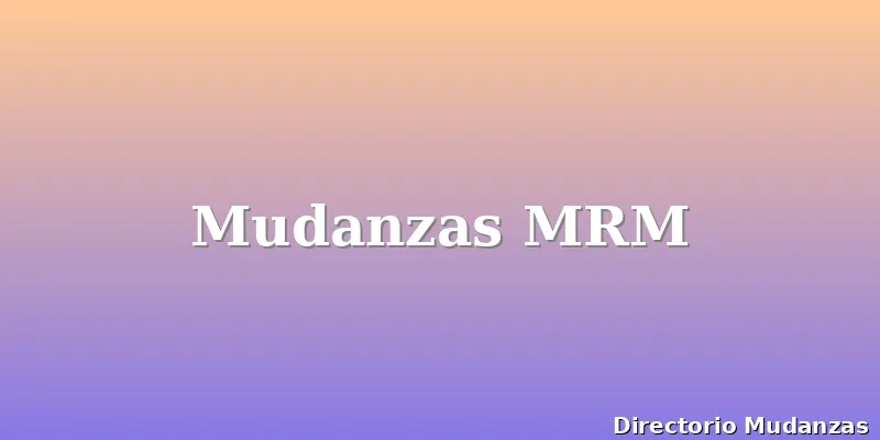 Mudanzas MRM
