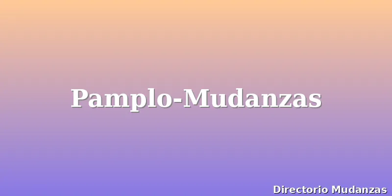 Pamplo-Mudanzas