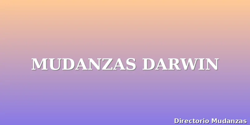 MUDANZAS DARWIN