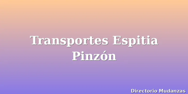Transportes Espitia Pinzón