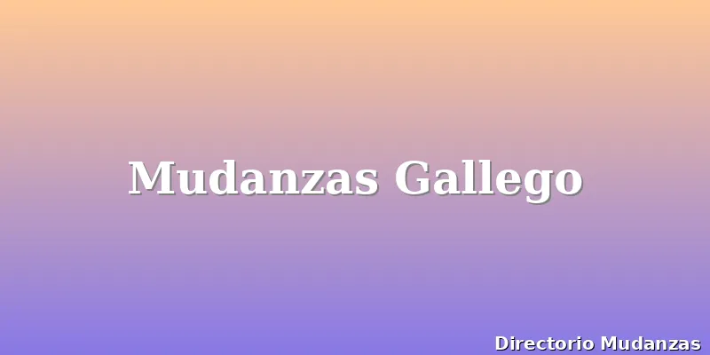 Mudanzas Gallego