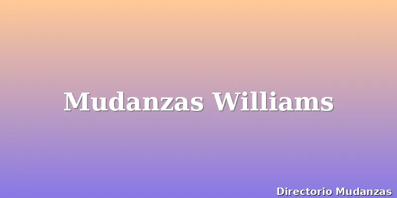 Mudanzas Williams