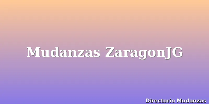 Mudanzas ZaragonJG