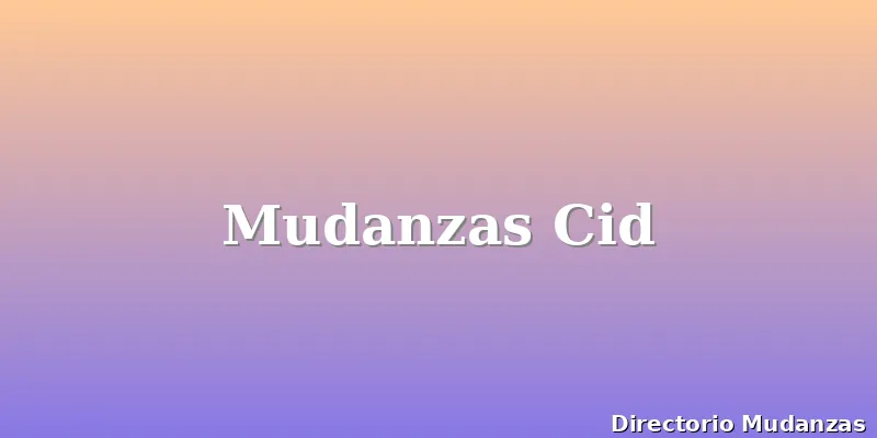 Mudanzas Cid