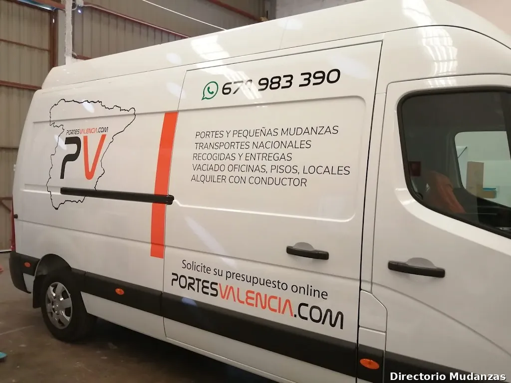 PORTES VALENCIA - Envíos, recogidas y pequeñas mudanzas en Valencia